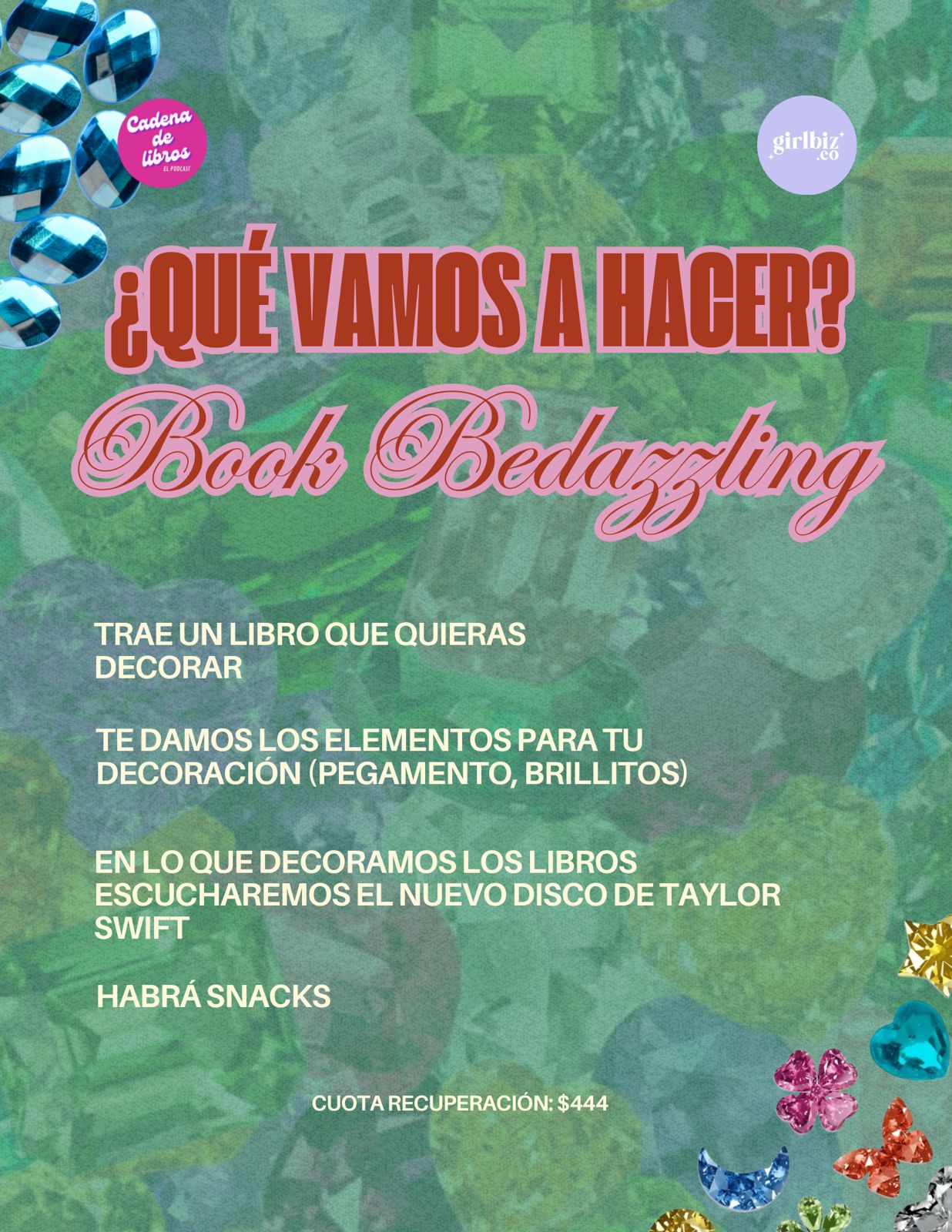 Bedazzling Listening Party ✨ by Cadena de Libros x Girlbiz