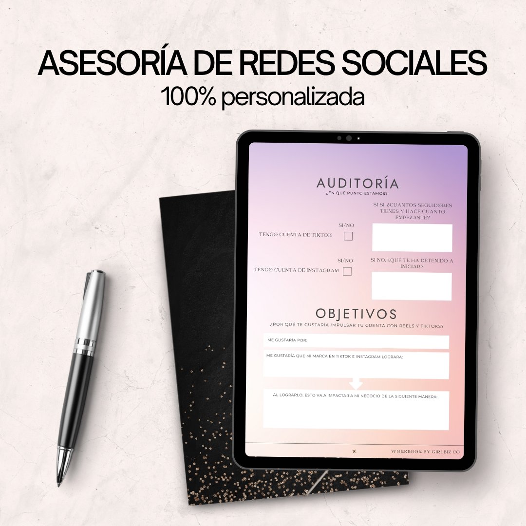 Asesoría Estratégica 100% personalizada - Girlbiz.co - Girlbiz.co